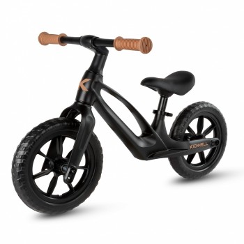 Bicicleta fara pedale, cadru magneziu, roti EVA, Kidwell VITO - Negru Bicicleta fara pedale, cadru magneziu, roti EVA, Kidwell VITO - Negru