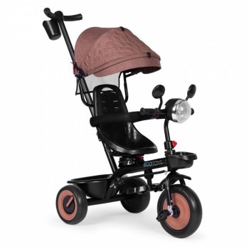 Tricicleta 3 in 1 pentru copii, scaun rotativ 360°, roti din spuma EVA, Ecotoys WQL-066-51 - Bej Tricicleta 3 in 1 pentru copii, scaun rotativ 360°, roti din spuma EVA, Ecotoys WQL-066-51 - Bej