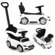Masinuta de impins cu maner Mercedes C Class Ecotoys 668 - Alb