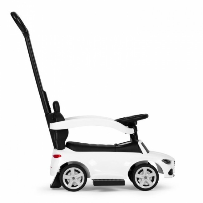 Masinuta de impins cu maner Mercedes C Class Ecotoys 668 - Alb