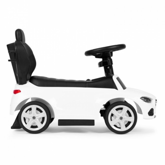 Masinuta de impins cu maner Mercedes C Class Ecotoys 668 - Alb
