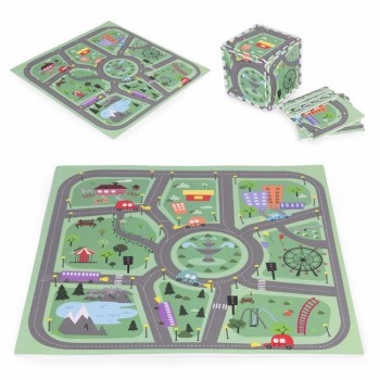 Salteluta de joaca pentru copii 90.5 x 90.5 x 1 cm ECOEVA021 - Orasel Salteluta de joaca pentru copii 90.5 x 90.5 x 1 cm ECOEVA021 - Orasel