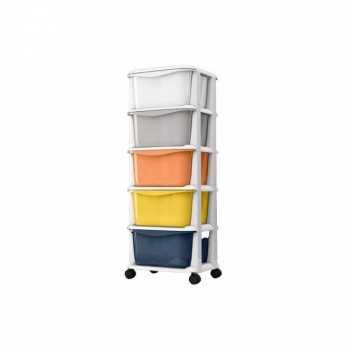 Raft cu 5 compartimente pentru depozitarea diverselor obiecte ModernHome PO08 - Multicolor Raft cu 5 compartimente pentru depozitarea diverselor obiecte ModernHome PO08 - Multicolor