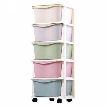 Raft cu 5 compartimente pentru depozitarea diverselor obiecte ModernHome PO10 - Multicolor Raft cu 5 compartimente pentru depozitarea diverselor obiecte ModernHome PO10 - Multicolor