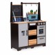 Bucatarie din lemn pentru copii cu accesorii, 74 x 29.5 x 96 cm, Ecotoys TL40030