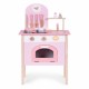 Bucatarie din lemn pentru copii cu accesorii, 48 x 26 x 76.5 cm, Ecotoys HM232570