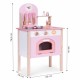 Bucatarie din lemn pentru copii cu accesorii, 48 x 26 x 76.5 cm, Ecotoys HM232570