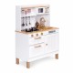 Bucatarie mare din lemn pentru copii cu accesorii, 70 x 30 x 93.5 cm, Ecotoys 7275