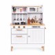 Bucatarie mare din lemn pentru copii cu accesorii, 70 x 30 x 93.5 cm, Ecotoys 7275