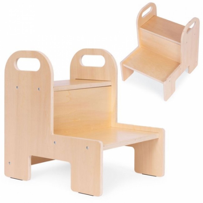 Turn de invatare din lemn, 31.5 x 36.5 x 39 cm, Ecotoys ESC-W-062