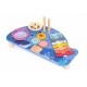 Masuta din lemn cu instrumente muzicale Ecotoys TL204013