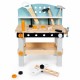 Banc de lucru din lemn pentru copii cu 38 accesorii Ecotoys 1178