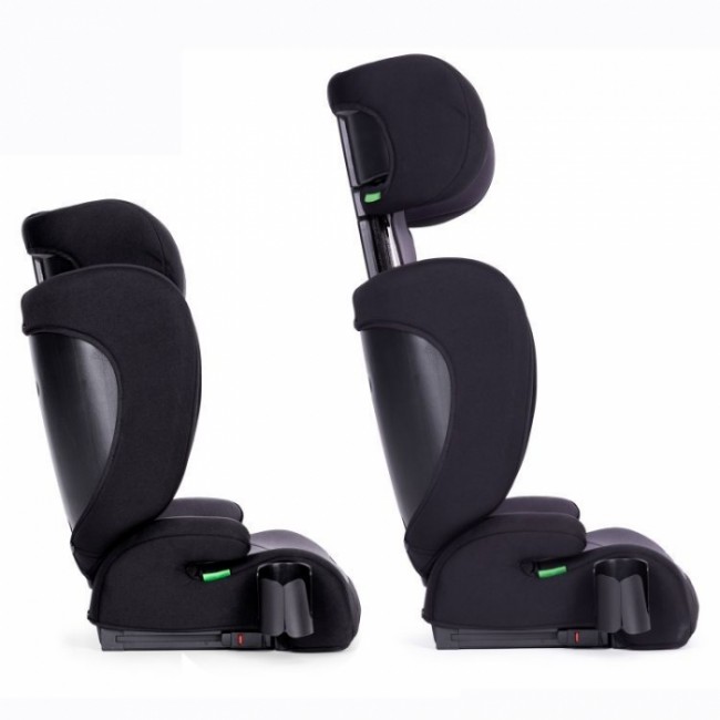 Scaun auto cu ISOFIX Ecotoys, grupa 100-150 cm, i-Size, omologare R129/03 - Gri