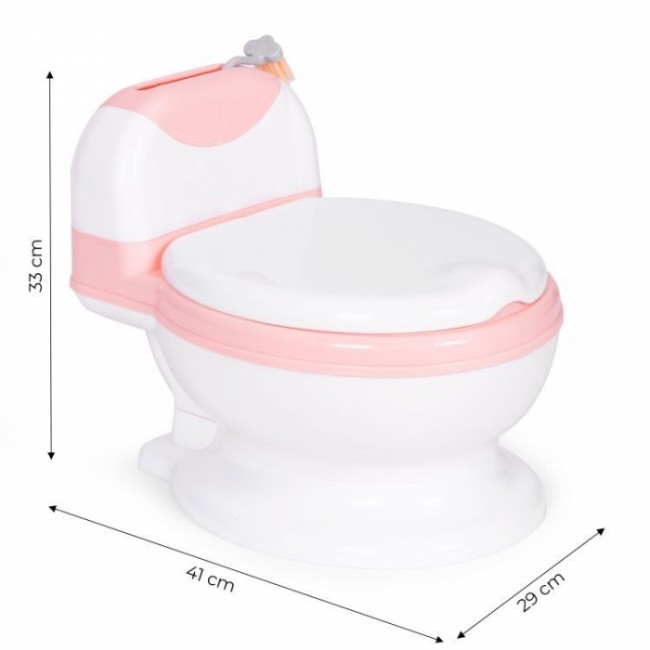 Olita pentru copii, insertie detasabila, perie inclusa Ecotoys HA-P05 - Roz