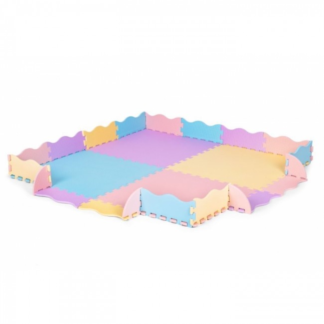 Salteluta de joaca cu pereti, 24 elemente, 141.5 x 141.5 cm Iplay 6402