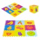 Salteluta de joaca pentru copii 86 x 86 x 1 cm IPlay 0393 - Fructe si legume