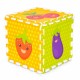 Salteluta de joaca pentru copii 86 x 86 x 1 cm IPlay 0393 - Fructe si legume