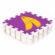 Salteluta de joaca pentru copii 86 x 86 x 1 cm IPlay 0393 - Fructe si legume