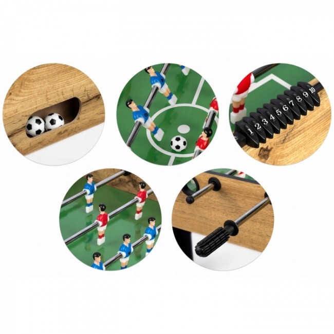 Fotbal de masa, 115 x 60 x 78 cm, Neo-Sport NS-805 - Natur