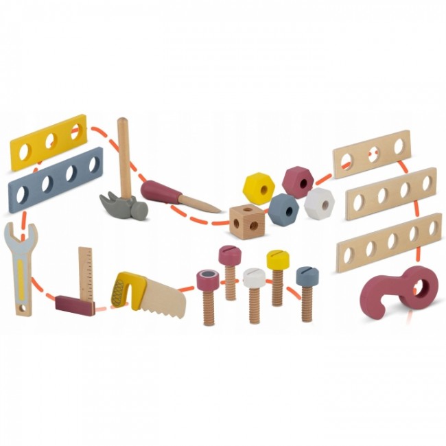 Antemergator din lemn tip atelier si diverse activitati, 40 x 28 x 43 cm, Ricokids RK-874