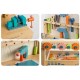 Atelier de lucru din lemn cu accesorii incluse, 60 x 30 x 75.5 cm, Ricokids RK-876