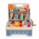 Mini atelier de lucru din lemn cu accesorii incluse, 30 x 25 x 30 cm, Ricokids RK-877
