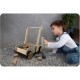 Antemergator din lemn cu blocuri din lemn incluse, 26.5 x 40 x 41 cm, Nukido NK-856
