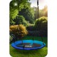 Leagan tip cuib pentru copii XXL, 120 cm, 150 kg, Neo-Sport 1061, Albastru