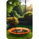 Leagan tip cuib pentru copii XXL, 100 cm, 150 kg, Neo-Sport 1084, Portocaliu