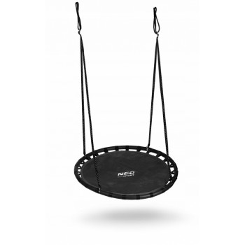 Leagan tip cuib pentru copii XXL, 110 cm, 150 kg, Neo-Sport 110210, Negru Leagan tip cuib pentru copii XXL, 110 cm, 150 kg, Neo-Sport 110210, Negru