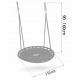 Leagan tip cuib pentru copii XXL, 110 cm, 150 kg, Neo-Sport 110210, Negru