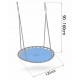 Leagan tip cuib pentru copii XXL, 120 cm, 150 kg, Neo-Sport 110221, Albastru