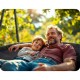 Leagan tip cuib pentru copii XXL, 100 cm, 150 kg, Neo-Sport 110300, Negru