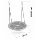 Leagan tip cuib pentru copii XXL, 100 cm, 150 kg, Neo-Sport 110301, Gri