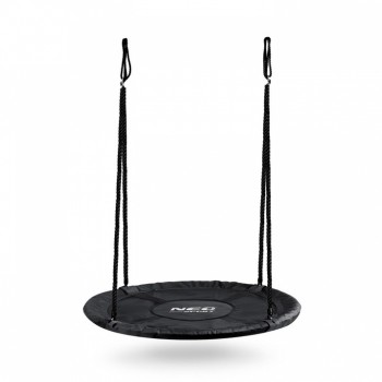 Leagan tip cuib pentru copii XXL, 110 cm, 150 kg, Neo-Sport 110310, Negru Leagan tip cuib pentru copii XXL, 110 cm, 150 kg, Neo-Sport 110310, Negru