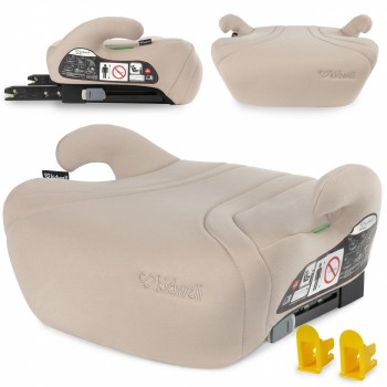 Inaltator auto cu Isofix 125-150 cm Kidwell Bono - Beige Inaltator auto cu Isofix 125-150 cm Kidwell Bono - Beige