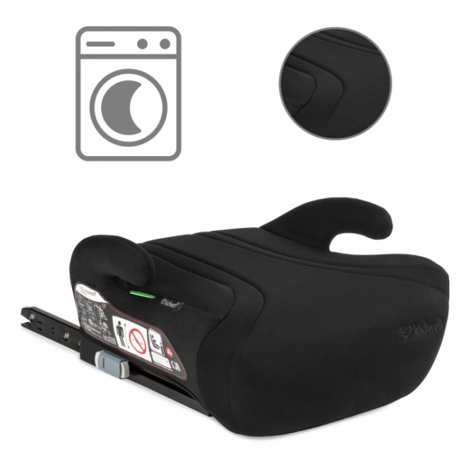 Inaltator auto cu Isofix 125-150 cm Kidwell Bono - Black