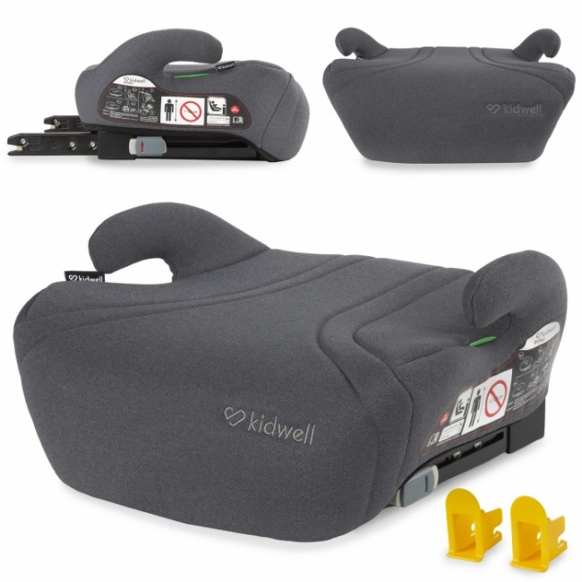Inaltator auto cu Isofix 125-150 cm Kidwell Bono - Gray