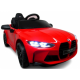 Masinuta electrica cu telecomanda BMW M4, 110x70x50 cm, varsta 1-5 ani, roti EVA, scaun din piele ECO, putere 90W - Rosu