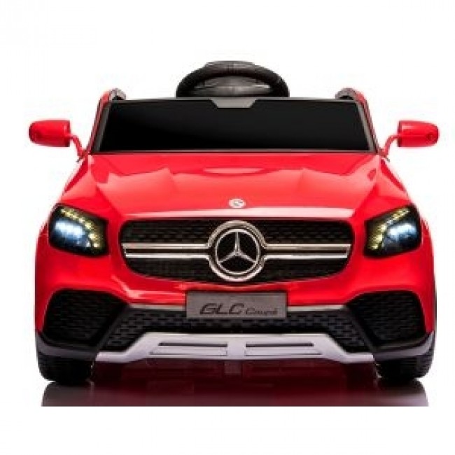 Masinuta electrica cu telecomanda 4 x 4, roti EVA, Mercedes AMG GLC COUPE, varsta 1-4.5 ani, 105x67x46 cm, putere 180W - Rosu