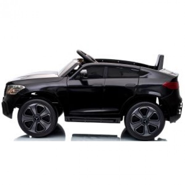 Masinuta electrica cu telecomanda 4 x 4, roti EVA, Mercedes AMG GLC COUPE, varsta 1-4.5 ani, 105x67x46 cm, putere 180W - Negru