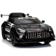 Masinuta electrica cu telecomanda MERCEDES GT3 EVO, 114x69x45 cm, varsta 1-5 ani, roti EVA, scaun din piele ECO, putere 90W - Negru