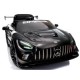Masinuta electrica cu telecomanda MERCEDES GT3 EVO, 114x69x45 cm, varsta 1-5 ani, roti EVA, scaun din piele ECO, putere 90W - Negru