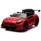 Masinuta electrica cu telecomanda MERCEDES GT3 EVO, 114x69x45 cm, varsta 1-5 ani, roti EVA, scaun din piele ECO, putere 90W - Rosu