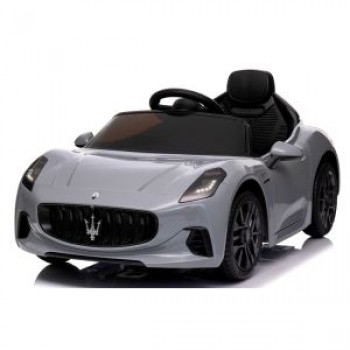 Masinuta electrica cu telecomanda MASERATI GranTurismo, 99x59.5x44 cm, varsta 1-4 ani, roti EVA, scaun din piele ECO, putere 90W - Gri Masinuta electrica cu telecomanda MASERATI GranTurismo, 99x59.5x44 cm, varsta 1-4 ani, roti EVA, scaun din piele ECO, putere 90W - Gri