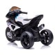 Motocicleta electrica pentru copii BMW HP4, 84x55x42 cm, varsta 2-5 ani, roti si scaun din plastic, putere 60W - Alb