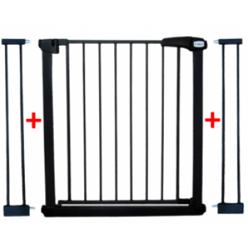 Poarta de siguranta din metal 79-105 cm R-Sport S2 - Negru