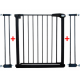 Poarta de siguranta din metal 79-105 cm R-Sport S2 - Negru