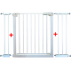 Poarta de siguranta din metal 79-115 cm R-Sport S3 - Alb