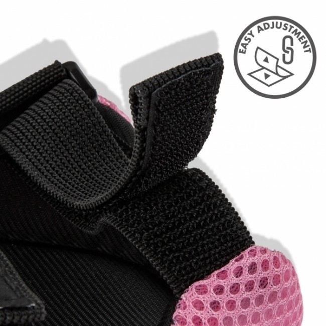 Set de protectie pentru copii, cotiere si genunchiere, marimea M, Kidwell TRIX - Pink
